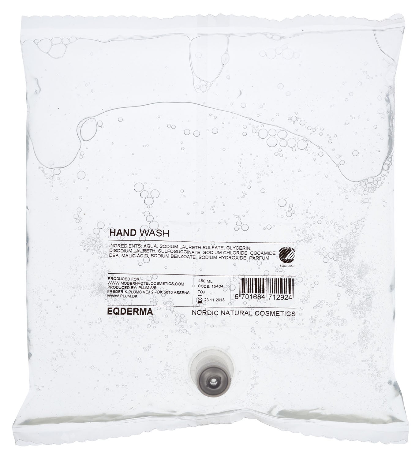 Hand soap pouch - The Spa Collection cube dispenser 450ml