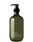Skin lotion in 475ml recycled bottle | The Spa Collection Vetiver | Ecocert Cosmos Natural | Green Key approved