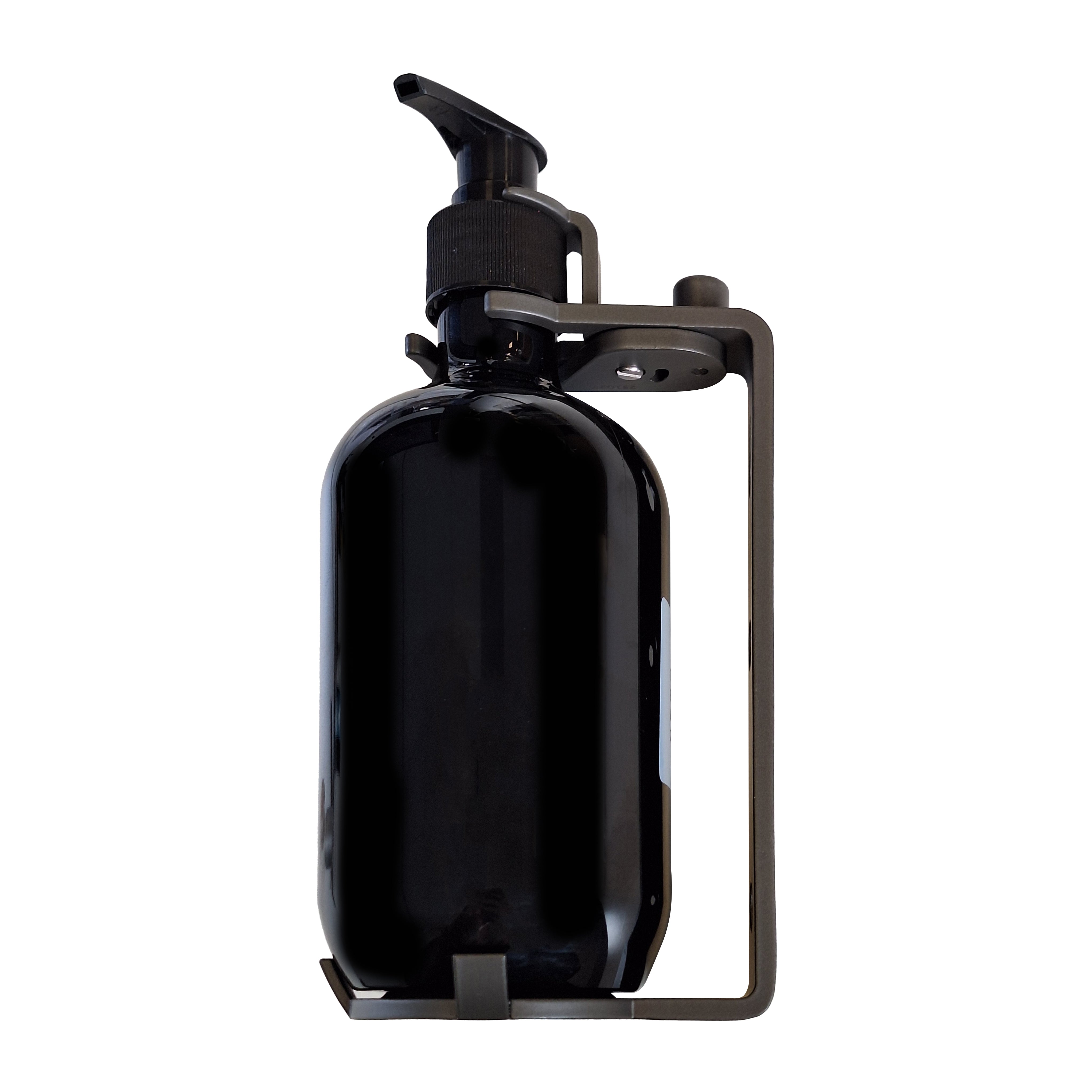 Black single aluminum holder with magnet lock | 475ml | 1 piece