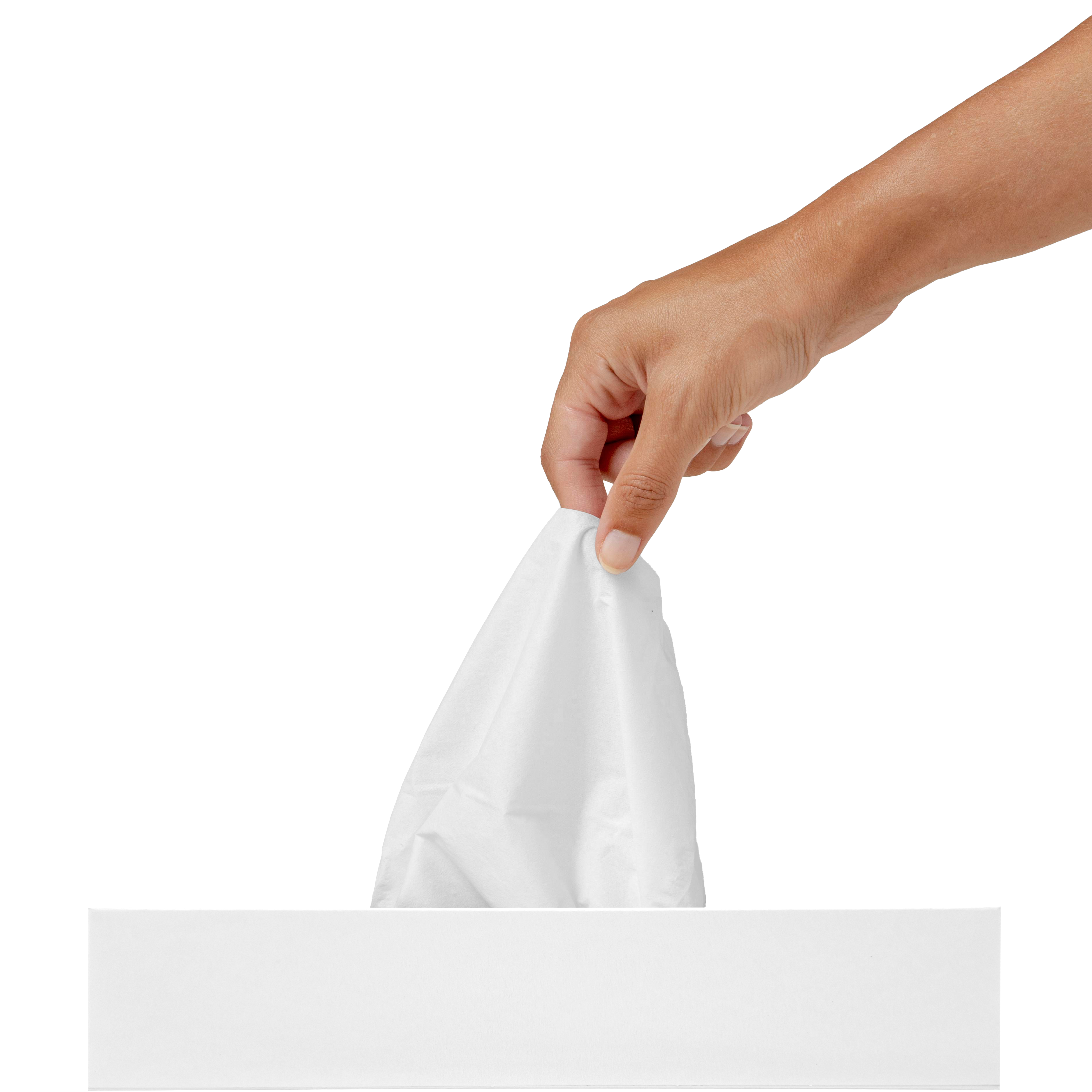 Facial tissues rectangle - 100 2-layered tissues