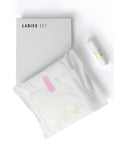 Ladies set tampon and sanitary napkin