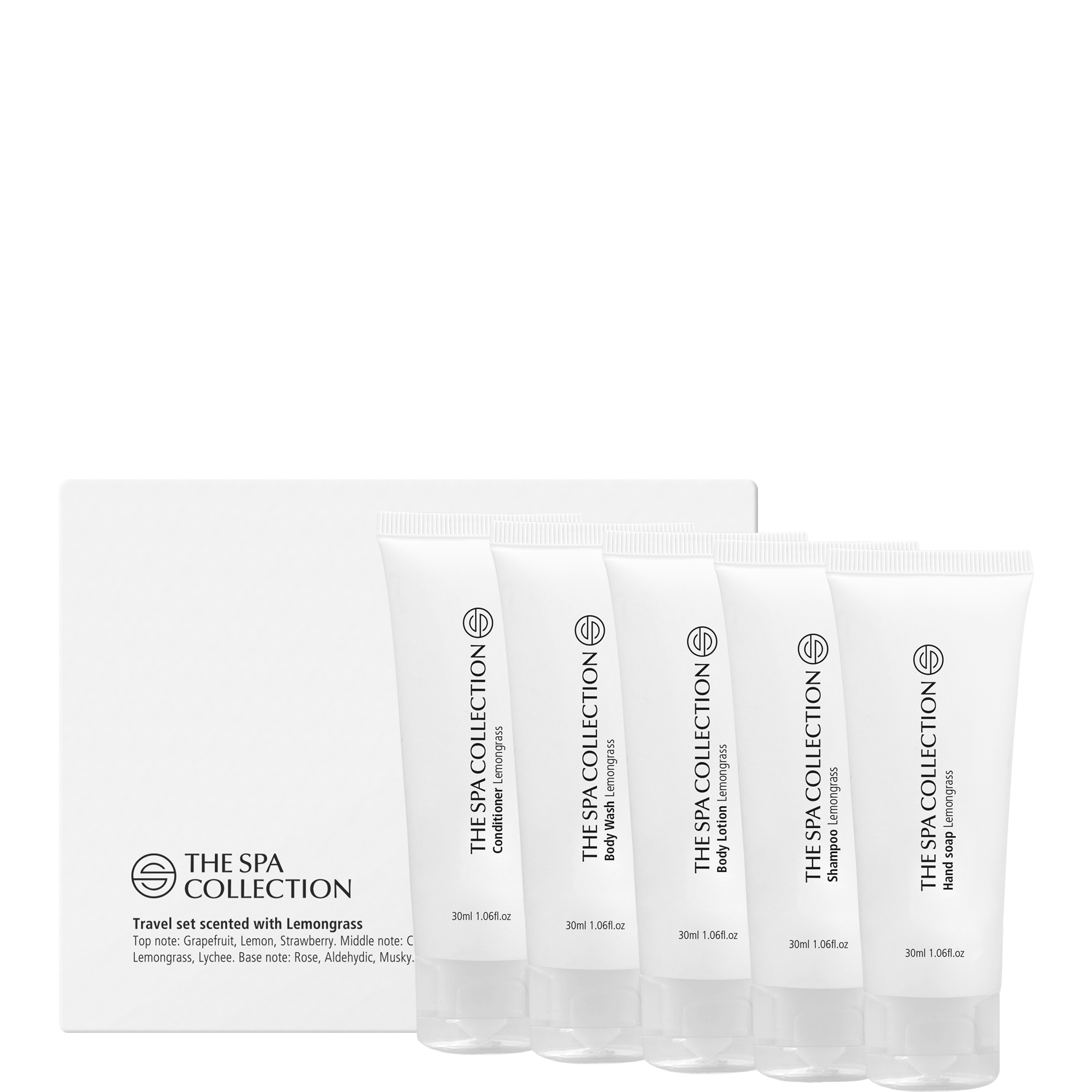 Travel set - 5x 30ml - The Spa Collection Lemongrass