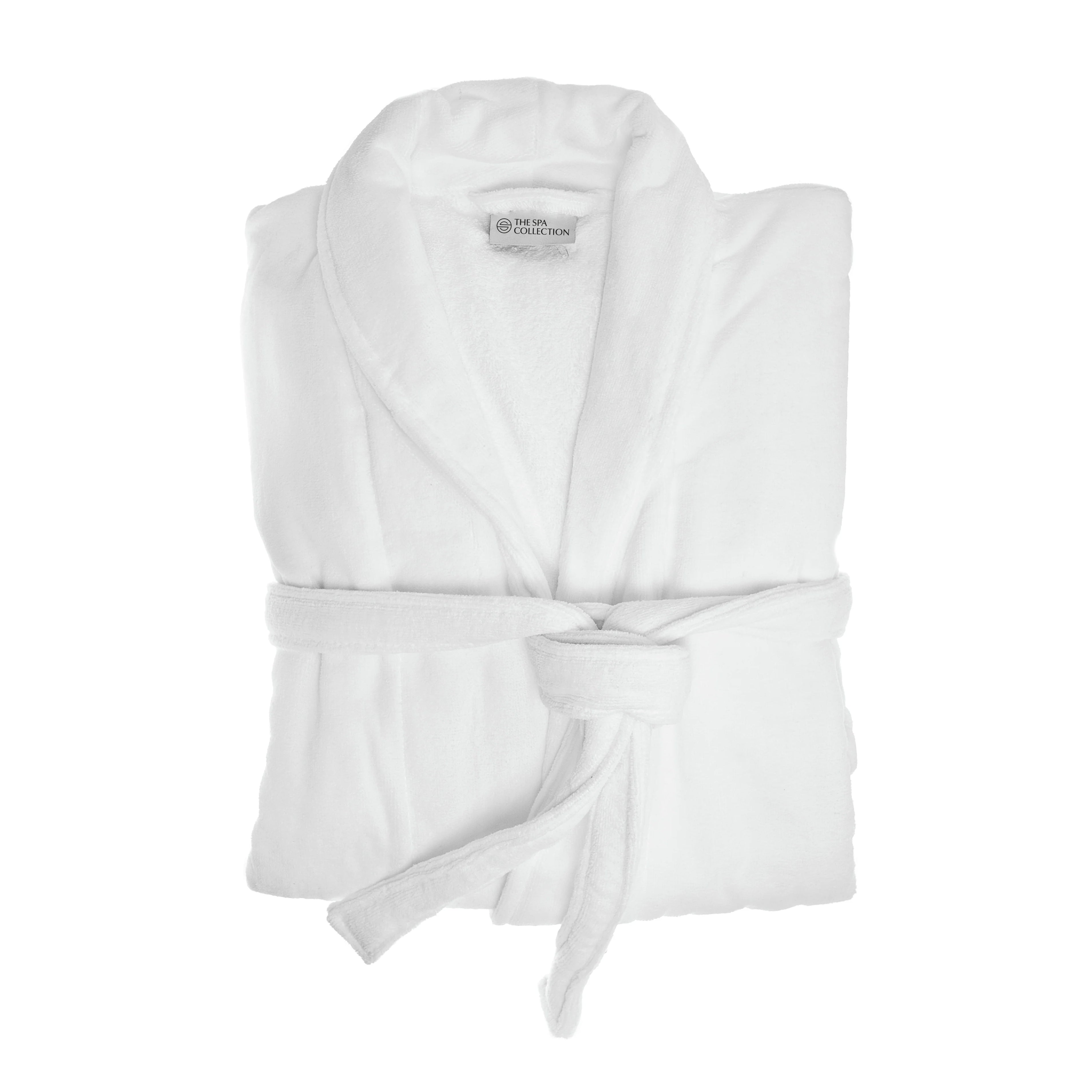 White bathrobe XL - Velor
