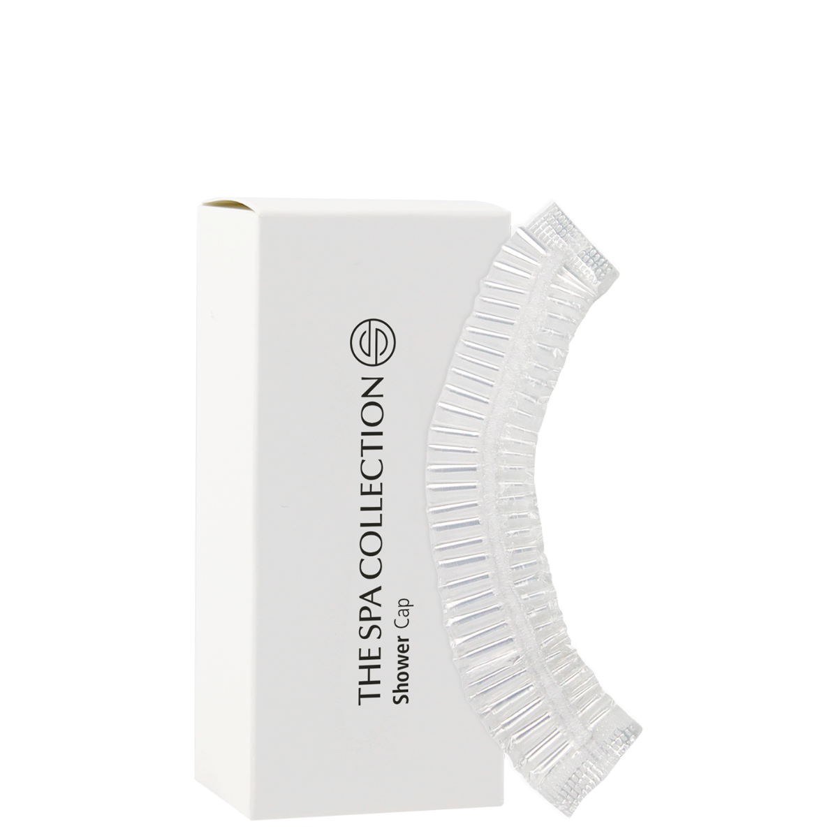 Shower cap in white paper box - The Spa Collection (Box of 500 pieces)
