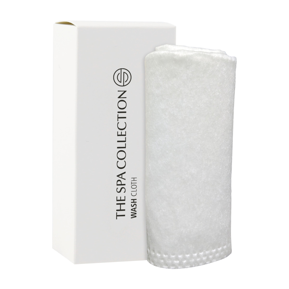 Washcloth in white paper box - The Spa Collection (Box of 500 pieces)