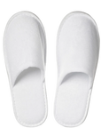 Bathslipper closed toe white - Packed in paper band (Box of 100 pieces)