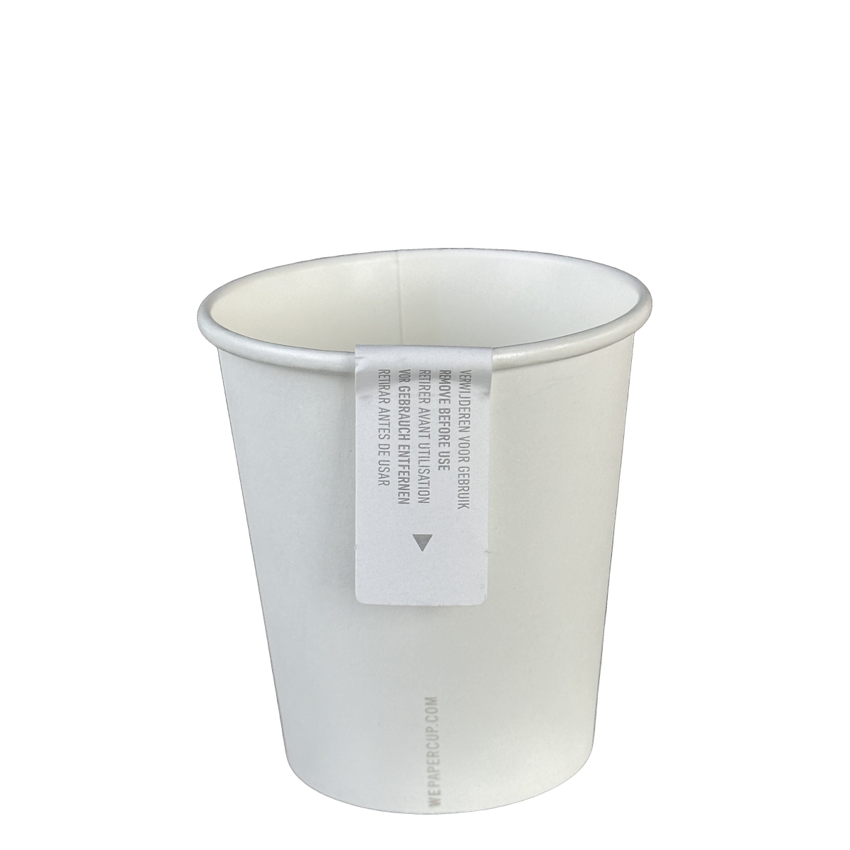 Kraft paper cup white - Single packed - Plastic free (576x)